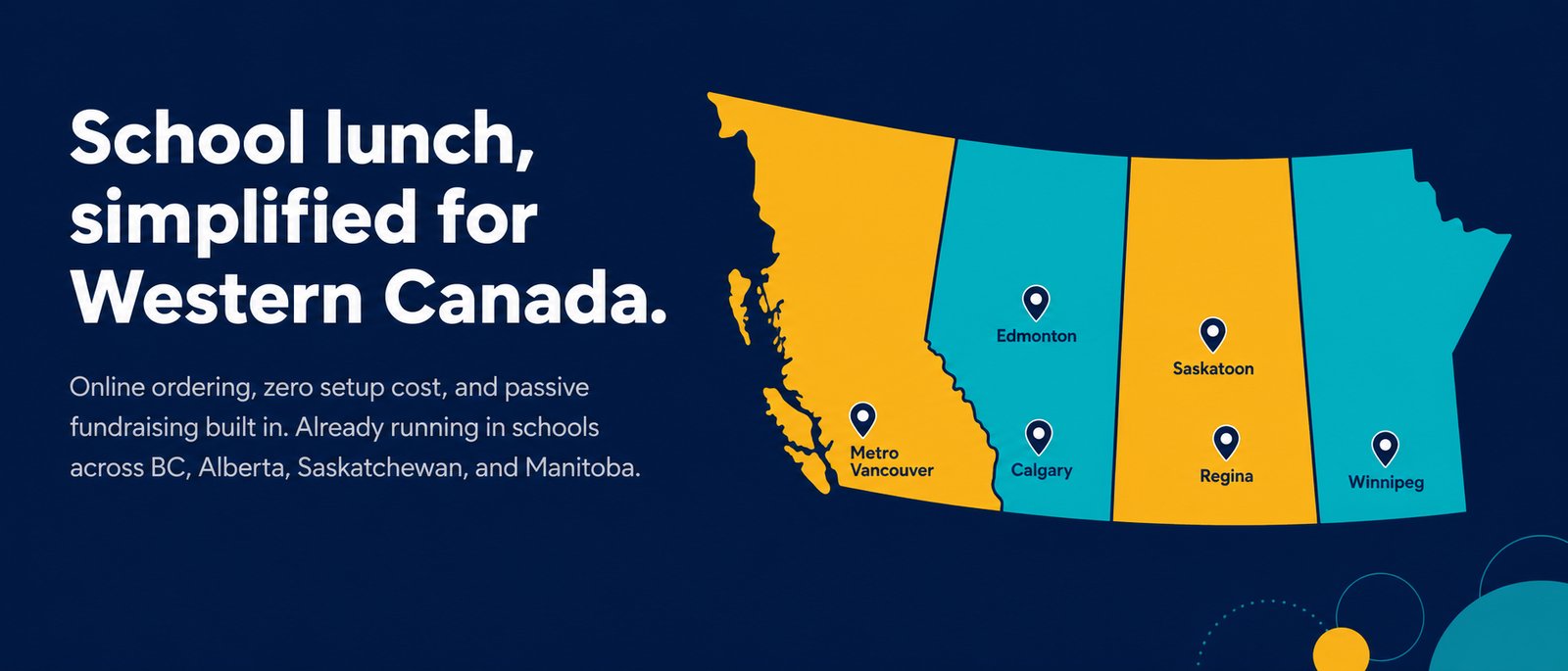 Western Canada School Lunch Simplified Hero Banner